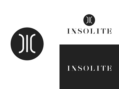 Insolite logo (fashion brand) branding custom design fashion graphic design logo symbol vector