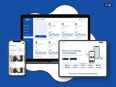 Revo --- Insurance Platform africa dailyui high fidelity ui ux