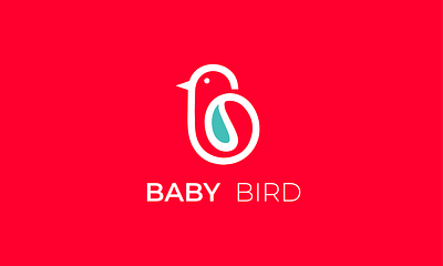 Baby Bird Logo best logo bird logo branding clean comapny logo creative logo design graphic design illustration logo
