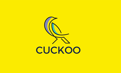 Bird logo cuckoo best logo bird branding clean comapny logo creative logo design graphic design illustration logo ui