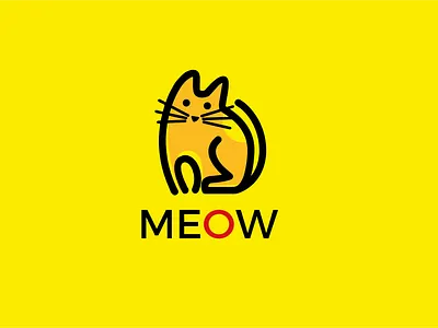 Cat logo animal best logo branding cat clean comapny logo creative logo design graphic design illustration logo