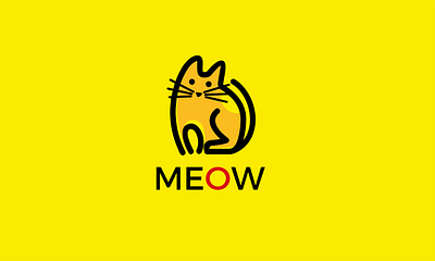 Cat logo animal best logo branding cat clean comapny logo creative logo design graphic design illustration logo