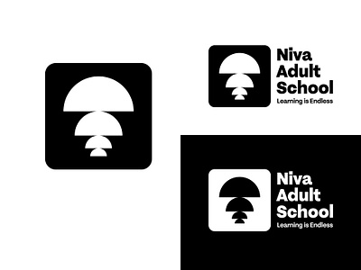 Niva logo adult branding custom design graphic design logo school typography vector
