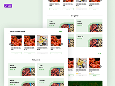 Farmerfirst --- eCommerce africa dailyui design high fidelity ui ux