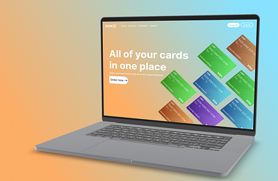 Online Banking Card Website 3d animation banking design graphic design ui ux