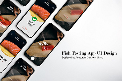 Fish Testing App UI Design ui ux