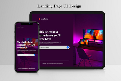 Landing Page ui