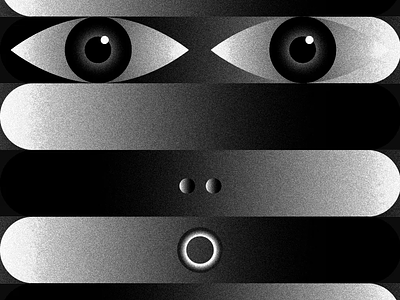 Face Abstract Motion Art by Tarafa animation black branding creative creativedesign design eyes face gradients graphic graphic design illustration logo loop monochrom motion ui ux vector white