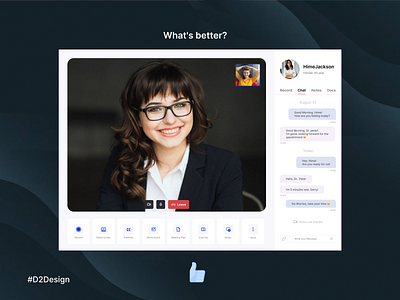 Meeting chat or video call chat chat d2design design designer figma figmacommunity meeting research ui uidesign uiuxdesign userexperience ux uxdesign videocall