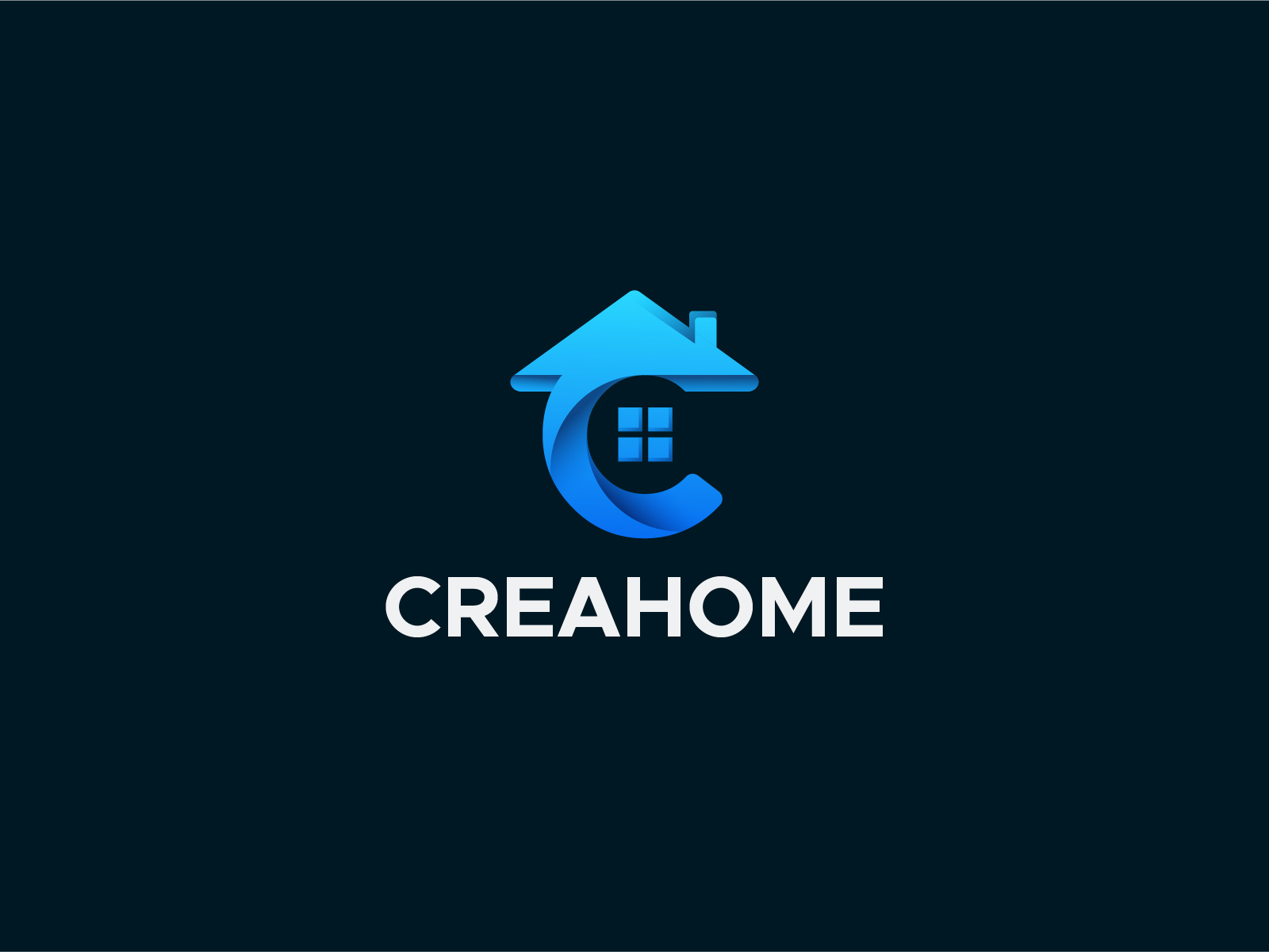 Logo, Logo design, Real Estate Logo brand identity branding building logo construction logo creahome creative logo graphic design home logo home reapair house logo letter c lettering lettermark logo logo design logo designer logo maker logomark modern logo realestate logo