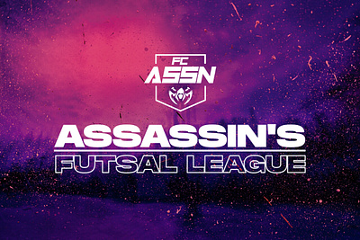 Assassin's Futsal League branding graphic design logo