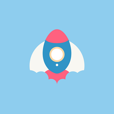 Daily Logo 01 - Rocketship branding design graphic design icon logo minimal vector