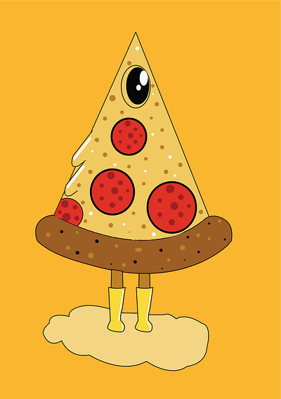 Pizza slice graphic design illustration pizza pizza slice vector
