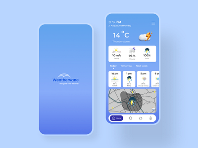 Weather app ui #uidesign app design graphic design ui weather