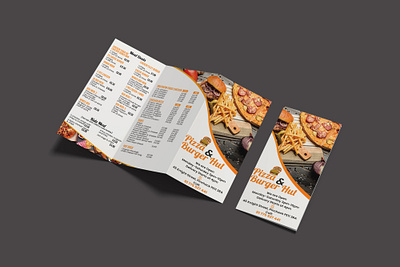 Restaurant Trifold Brochure Design brochure brochure design flyer design graphic design menu design restaurant menu trifold menu