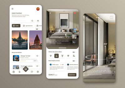 Hotel Booking app branding design graphic design ui ux