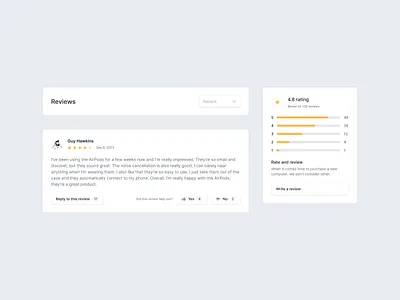 E-commerce — Review blocks | Funkymag blocks cards ecommerce review shopify store woocommerce