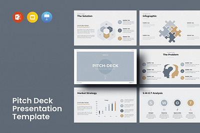 Pitch Deck Presentation Template template