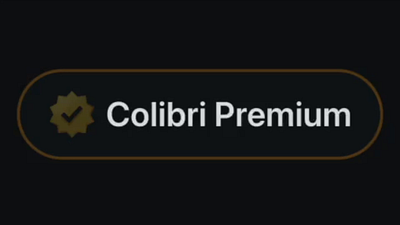 Colibri - Premium badge animation branding graphic design logo ui