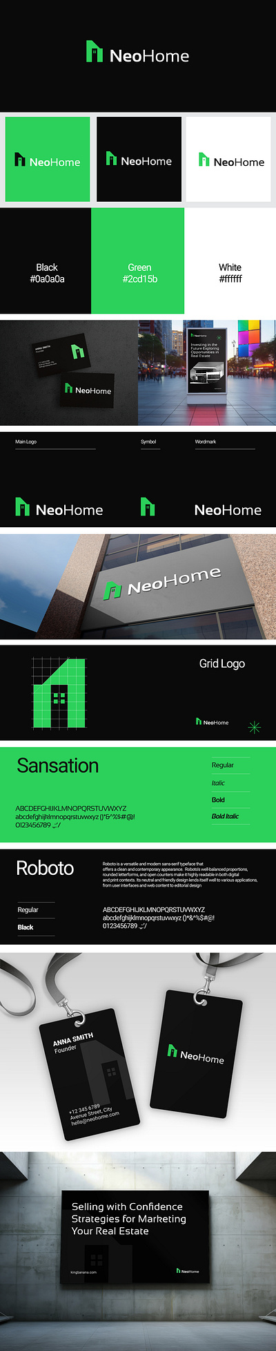 Neohome Logo real estate architecture branding business corporate graphic design logo realestate