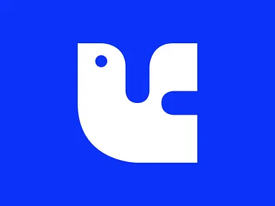 Bird logo bird dove dutch freedom geometric logo minimal netherlands peace simple