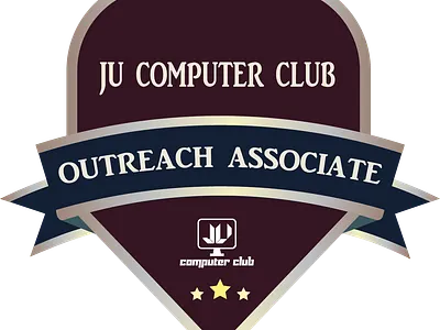 JU Computer Club SOcial Badges graphic design logo