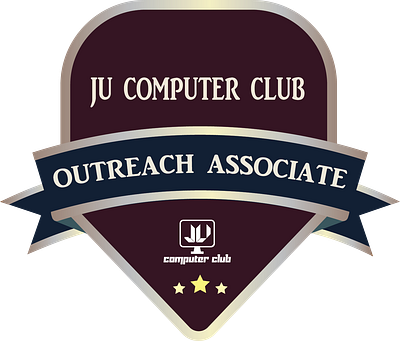JU Computer Club SOcial Badges graphic design logo