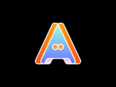 A logo exploration a a logo alphabet bold brand identity branding clean colorful fun identity lettermark logo logos minimal monogram simple