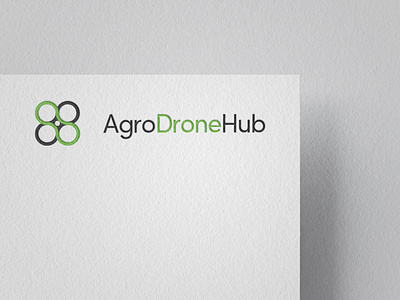 Drone Company Logo branding company drone fly graphic design logo mockup