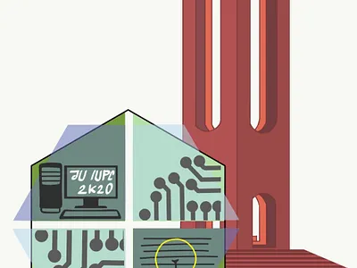 JU IUCPC 2k20 Logo Design graphic design logo