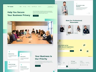 B2B Consulting Agency Landing Page agency agency website b2b b2b website business business consulting business development colorful consultancy consultation firm consulting consulting landing page corporate landing page corporate website finance minimal mockup view saas ui element uiux