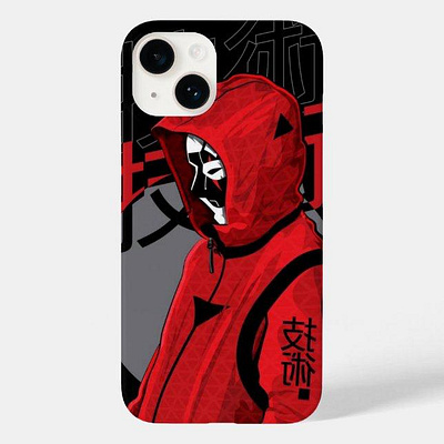 Red Black Combination Design Phone Cases creative design graphic design graphicdesign