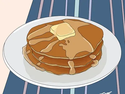Pancakes graphic design