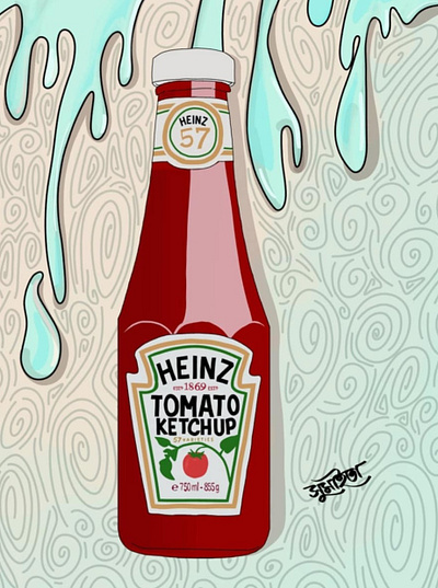 Ketchup graphic design