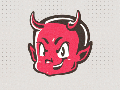 Little Devil branding cartoon character character design design devil graphic design illustration logo logo design mascot mascot design red retro retro logo simple stamp suhandi vector vintage