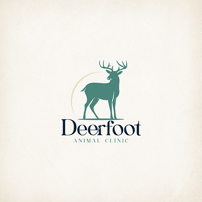 Deerfood Logo Design animal brand identity branding deer deer logo design emblem graphic design illustration logo pictorial pictorial logo unique logo
