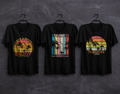 Beach /Summer T-shirt Design. beach summer t shirt design