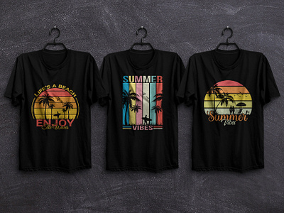 Beach /Summer T-shirt Design. beach summer t shirt design