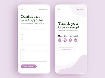 Daily UI Challenge #028 - Contact us app challenge contact form contact us daily dailyui form graphic graphicdesign site ui ux webapp website