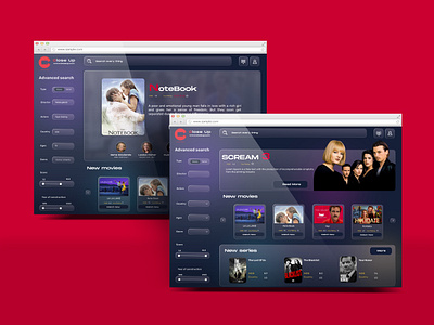Close Up Movie | Website Design movie movie website site ui ux website