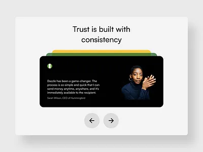Landing page testimonial section app design graphic design landing page product design section testimonial trust ui uiux ux web web design website