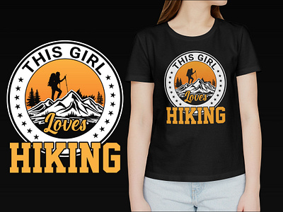 Girl's hiking outfit Design Template