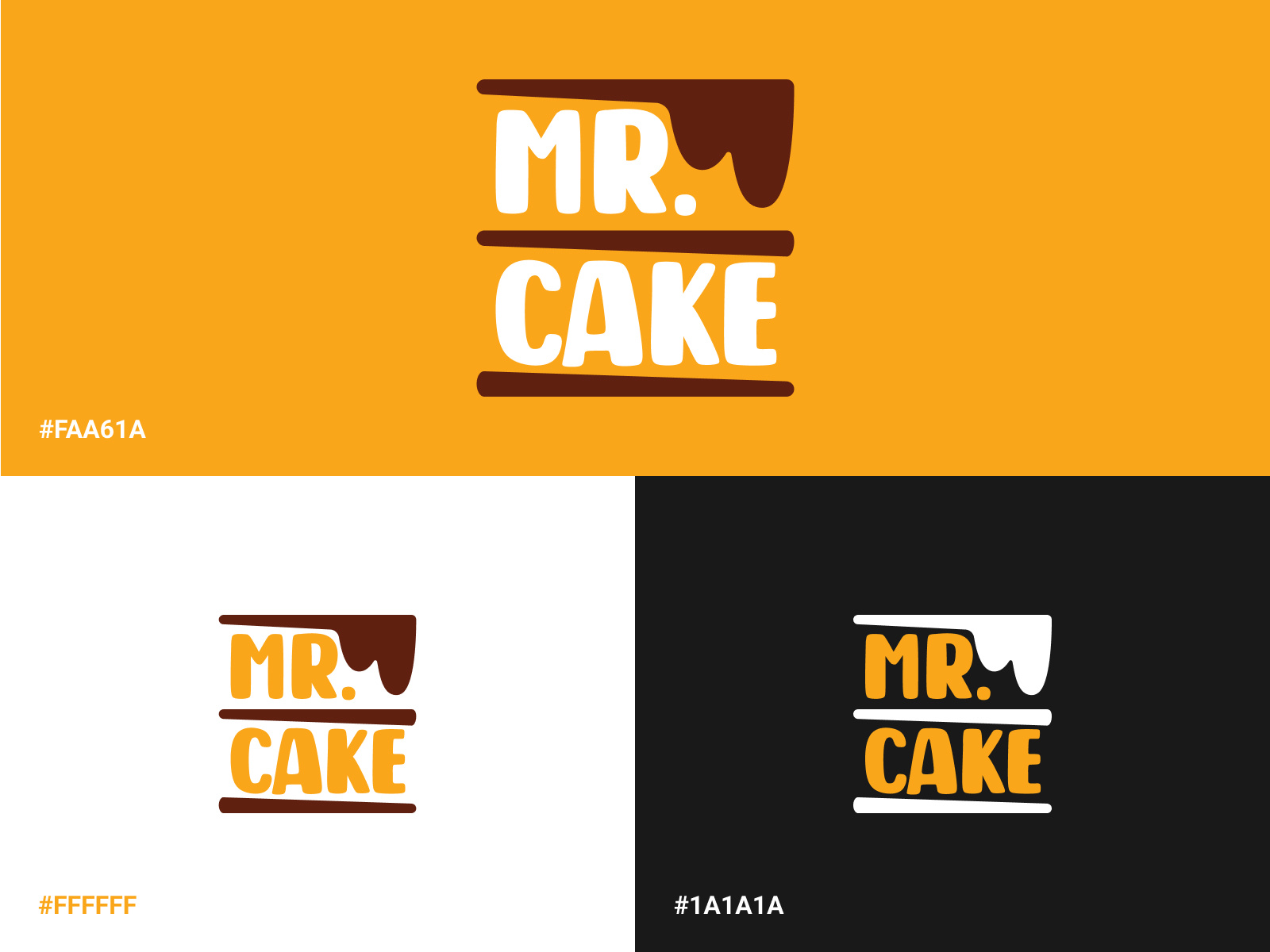 MR.CAKE Logo Design by mohsen talebi on Dribbble