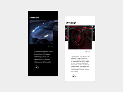 Lamborghini — product page corporate website fast furious lamborghini minimalism product deskription product features product page promo speed sport car supercar ui user interface ux vadim yarmak visual design web web design