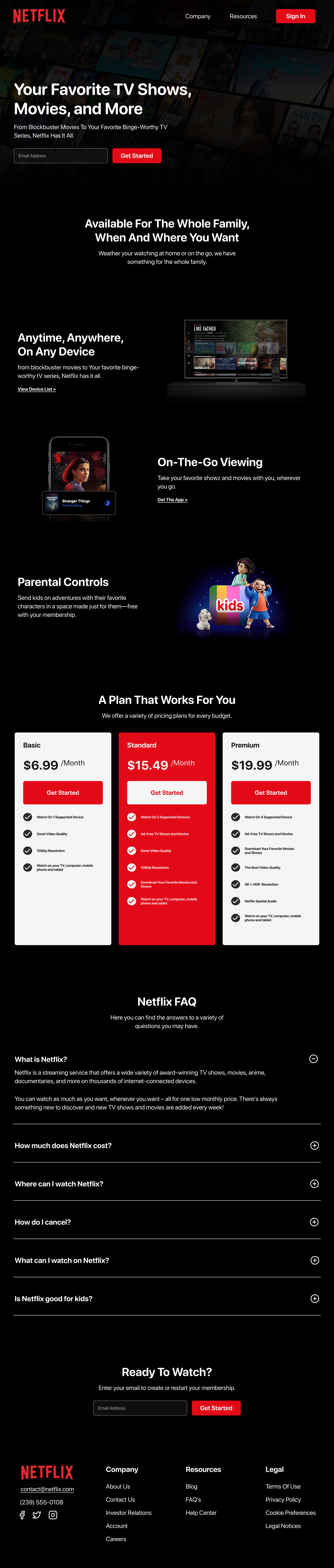 UI/UX Design + Case Study — Netflix Challenge design netflix redesign ui ux web web design