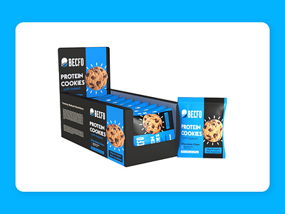 Cookies Packaging | Protein | Chocolate Chips biscuit packaging chips chocolate chips chunk cookies cookies design food good food graphic design icon label design package packaging design pouch packaging protein cookies