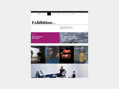 IMMA — exhibition page edward munch event page exhibition page expression fine arts ghotic imma minimalism modern art painter search typography ui user interface ux vadim yarmak visual design web web design