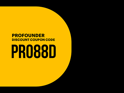 15% OFF Profounder Discount Coupon Code branding code coupon discount graphic design logo profounder promocode ui