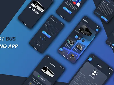 Tourist Bus Booking App branding ui