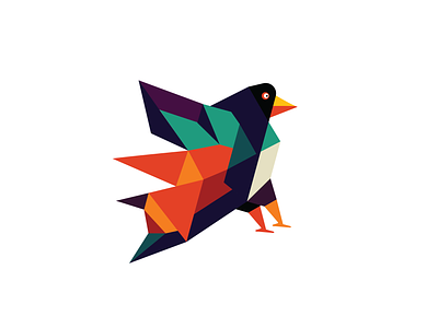 Bird illustration art branding design geometric graphic design illustration logo man plants ui vector